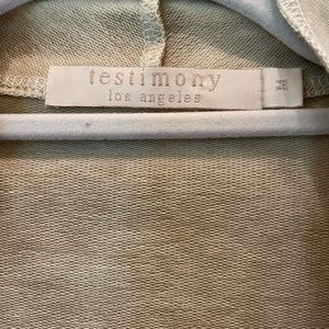 Beautiful comfortable new testimony jacket